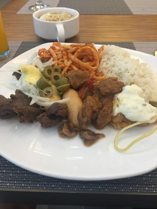朝から食べました。