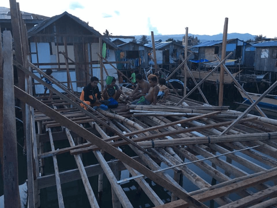 バジャウ族のゲストハウス建設の近況報告